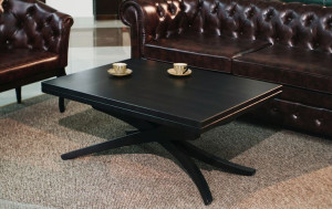 Stół-Stolik SPIDER podnoszony, rozkładany, wenge 100(140)X70