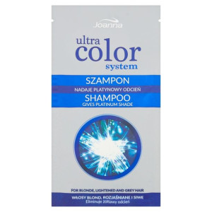 Joanna Ultra Color System szampon nadający platynowy odcień do włosów blond