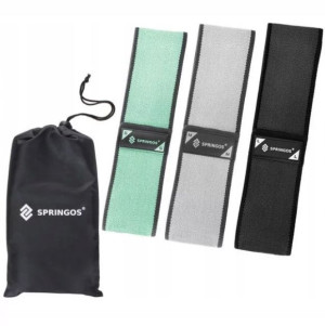 Zestaw gum do ćwiczeń SPRINGOS 3 sztuki S,M,L