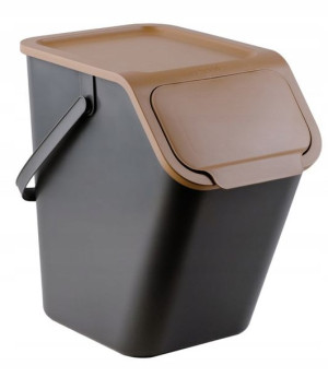 Pojemnik do segregacji odpadów BINI BROWN 25L