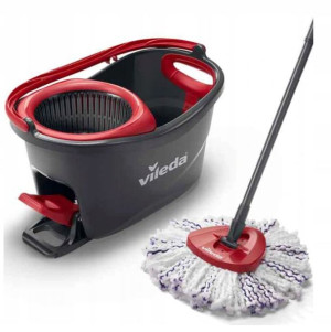 Zestaw Vileda Mop obrotowy Turbo Wiadro Mikrofibra