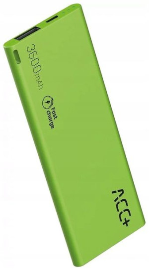 Power Bank Maxcom Acc+ 3600 mAh zielony USB typu A