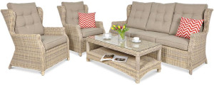 Zestaw Technorattanowy Trivento 3 Beige