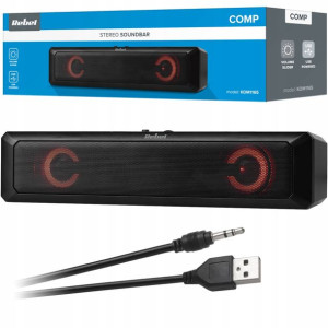 Głośnik Komputerowy Do Laptopa Pc Led - Soundbar