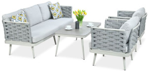 Komplet Ogrodowy Marinel Light Grey