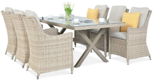 Zestaw Mebli Z Technorattanu Napoli 6/200 Light Beige