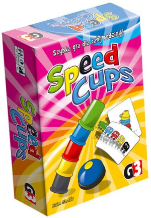 SPEED CUPS gra planszowa zręcznościowa dla dzieci