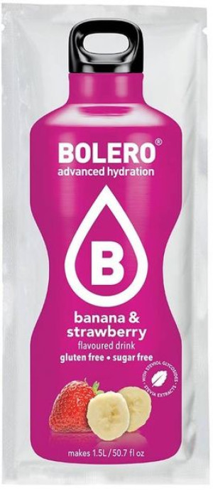 Bolero Drink Banana & Strawberry - napój w proszku ze stewią Banan i Truska