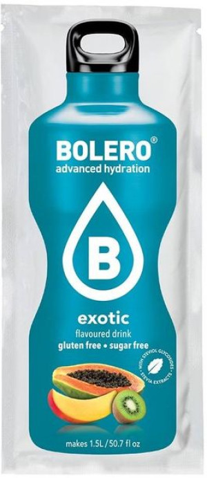 Bolero Drink Exotic - napój w proszku ze stewią Owoce Egzotyczne 9 g