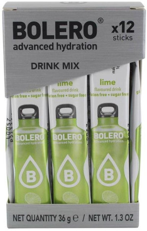 Bolero Sticks Lime Box - napój w proszku ze stewią Limonka 12szt.
