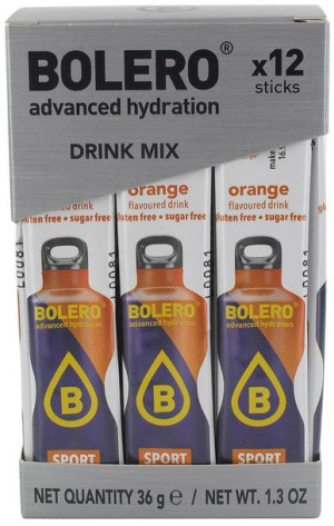 Bolero Sticks Sport Orange Box - napój Izotoniczny w proszku ze stewią Poma