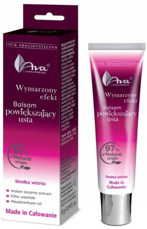 Balsam powiększający usta Słodka Wiśnia 10 g - Ava Wymarzony Efekt