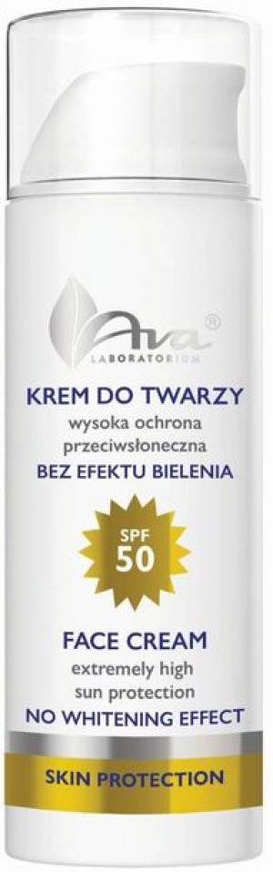 Krem do twarzy SPF 50 wysoka ochrona przeciwsłoneczna bez efektu bielenia 5