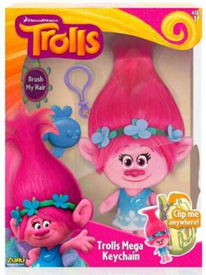 Trolls DUŻY ORYGINALNY PLUSZAK 22cm Trolle Princess Poppy