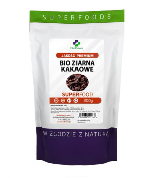 Naturalne KAKAO Kruszone Ziarna Kakaowca 250 g