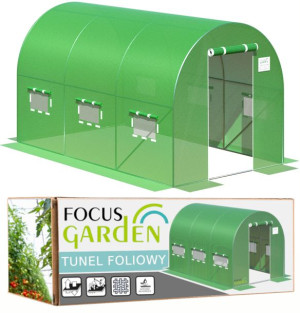 Tunel Foliowy 3x4,5x2 - 13,5m2 Zielony