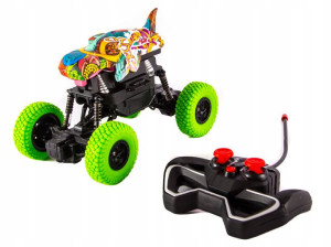 Monster Truck Rc Auto Na Pilota Z Ładowarką
