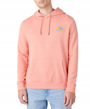 Bluza Wrangler RAINBOW HOODIE W6H8HAX6Y Coral M