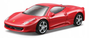 Ferrari 458 Italia 1:43 samochód Bburago 31103