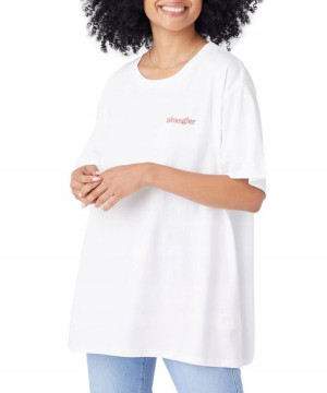 T-shirt Wrangler OVERSIZE TEE W7R3GF989 White S