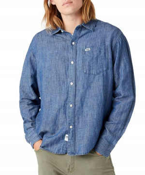 Koszula Wrangler SHIRT W5D6BNX4E Light Indigo L