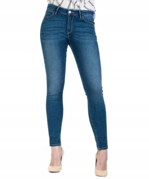 Jeansy Wrangler Skinny W28KX785U Authen Blue 27/34