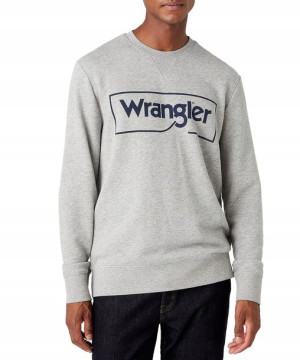 Bluza Wrangler FRAME LOGO W6H1HAX37 Mid Grey 3XL