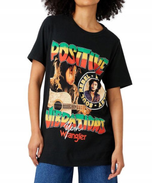 T-shirt Wrangler VIBRATIONS TEE W710EE100 Black M