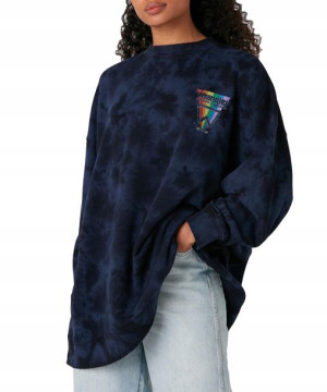 Bluza Wrangler OVERSIZE SWEA W6Q4HAB28 Navy Dye XS