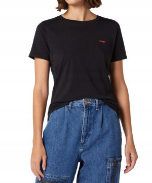 T-shirt Wrangler SIGN OFF TEE W7Q0EV100 Black M