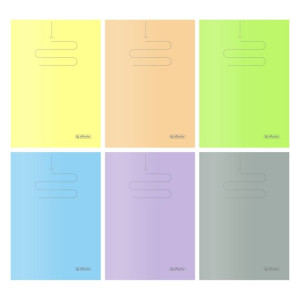 Zeszyt B5/60 kratka PP Transparent Colors Herlitz