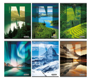 Zeszyt A5/60k. linia Nature Herlitz