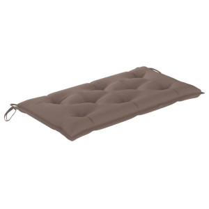 Poduszka na ławkę ogrodową, taupe, 110x50x7 cm, tkanina