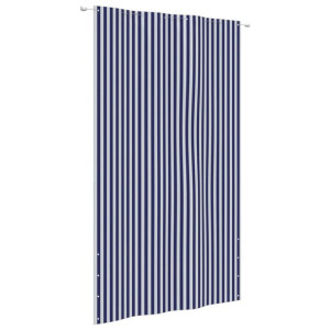 Parawan balkonowy, żółto-biały, 160x240 cm, tkanina Oxford