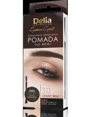 Delia Pomada do stylizacji brwi ciemny brąz Nowy Delia Cosmetics wosk BRĄZO