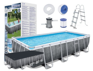 Basen Ogrodowy Stelażowy 488 x 244 x 122 cm  Bestway 56996