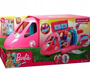 Barbie - Wielki samolot dla lalek Barbie