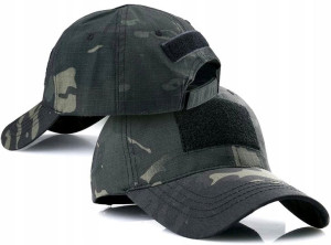 Taktyczna Militarna Czapka Daszek Panele Velcro