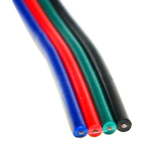 Przewód od taśm led RGB 4 żyłowy 0,22mm