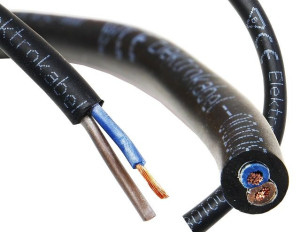 Przewód warsztatowy OW 2x1 guma elektrokabel