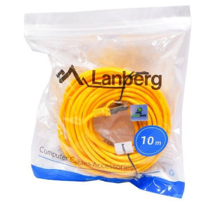 Kabel krosowy Patch Cord U/UTP kat.5e żółty 10m