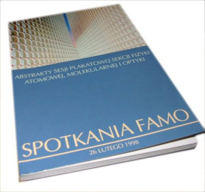 Abstrakty Sesji Plakatowej - Fizyka Atomowa
