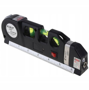 Poziomica Laserowa Led Laser Z Miarką Miara 250cm