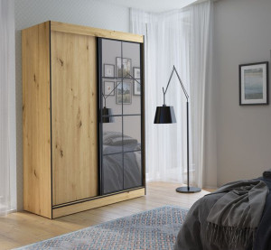 OSLO 2 szafa przesuwna 150 dąb artisan $g
