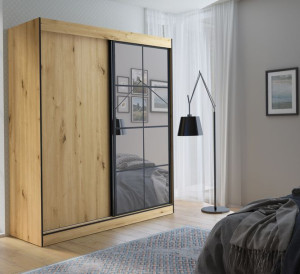 OSLO 2 szafa przesuwna 180 dąb artisan $s