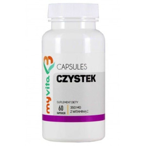 Czystek 350mg Wit. C 50mg  MyVita 60kaps.