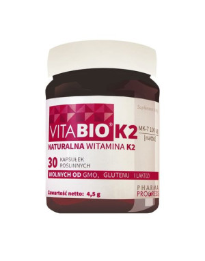 VITABIO K2 MK-7 100µg 30kaps. Pharma Progress