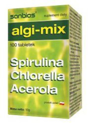 algi-mix 100tab. Spirulina Chlorella Acerola