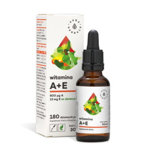 Witamina A + E 180 porcji 30ml Aura Herbals