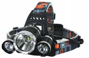 Latarka Lampka Czołowa Czołówka 3x Led Mocna Xmlt6